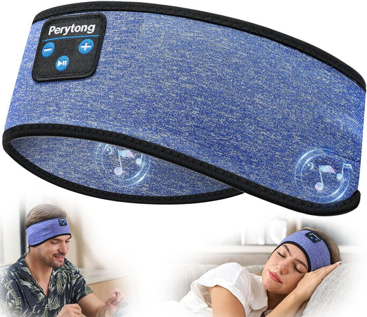 Sleep Headphones | Bluetooth 5.4 Headband | Wireless Earbuds Earphones Sweat Resistant with Ultra-Thin HD Stereo Speaker, Headphone Band for Side Sleepers Workout Running Tech Gadgets Unique Gifts