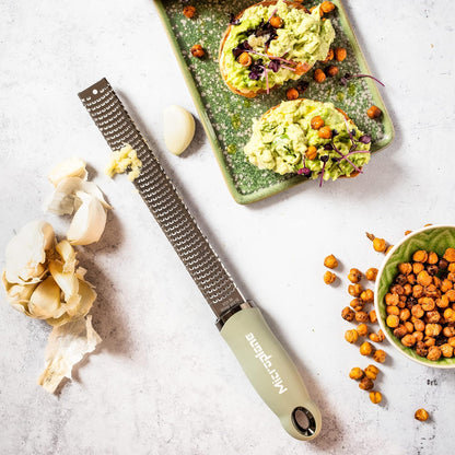 Premium Classic Series Zester - Lipstick Pink | Lemon Zester tool, Hard Cheese & Vegetable Grater | For Citrus, Parmesan Cheese, Garlic, Ginger, Nutmeg | Fine Stainless Steel Blade, Made in USA