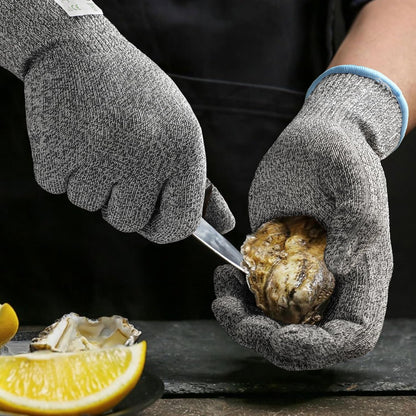 Schwer SlicePro Ultra-Durable ANSI Cut Resistant Gloves PR1501, 10X Reinforced Food Grade Cutting Glove, Mandoline Gloves for Kitchen Meat Cutting, Oyster Shucking, Fish Fillet Processing, M | Non PFAS, No Glass Fiber, for Kitchen Food Prep, Mandolin