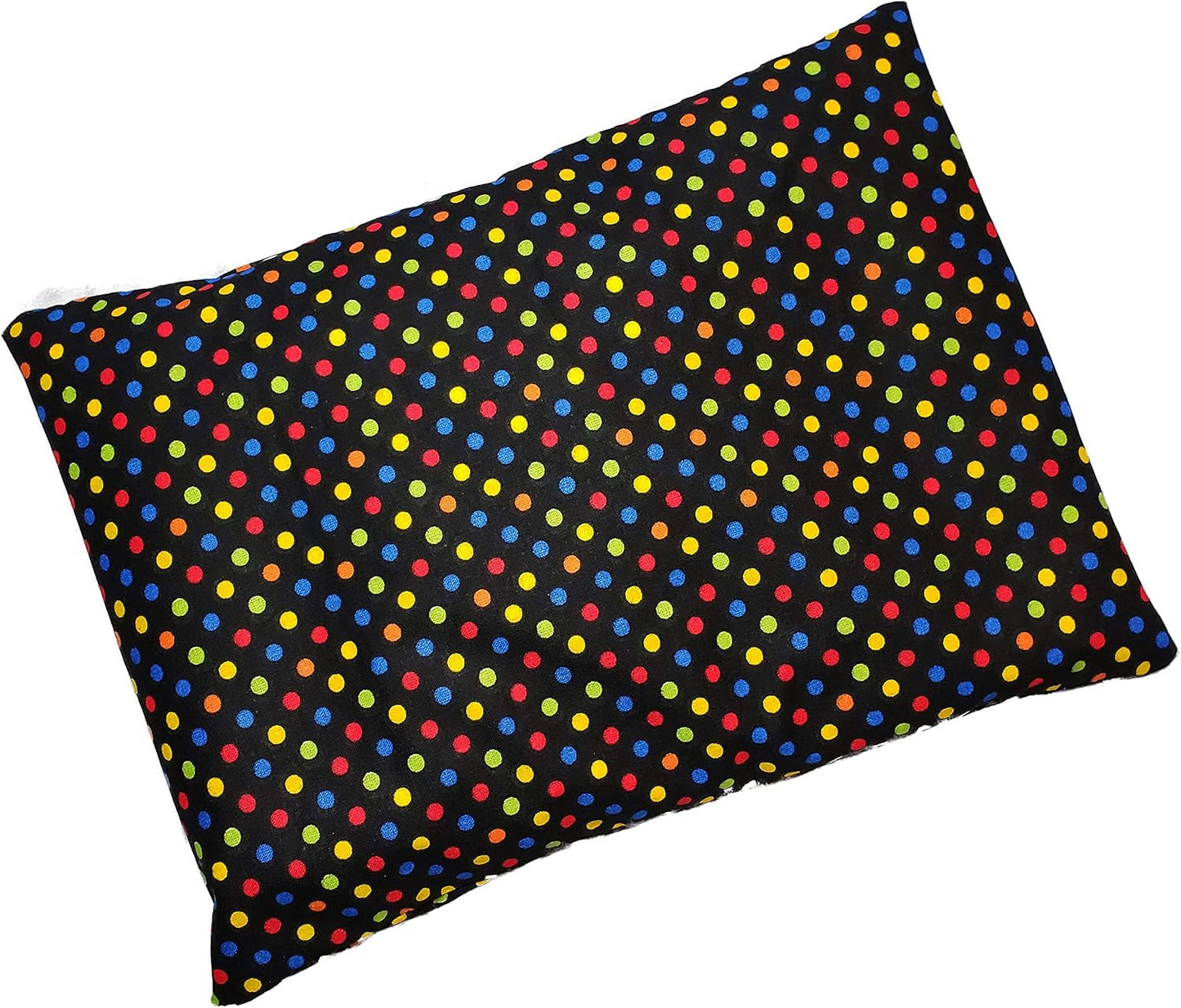 Microwavable Corn Filled Heating Pad and Cold Pack/Washable 100% Cotton Cover (Cross Hatch - Mint, 7.5in W x 11in L)