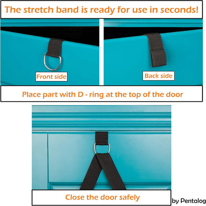 Stretch Band - to Improve Leg Stretching - Perfect Home Equipment for Ballet, Dance and Gymnastic Exercise - Excellent Gift for Your Friends and Loved Ones - Made in Europe