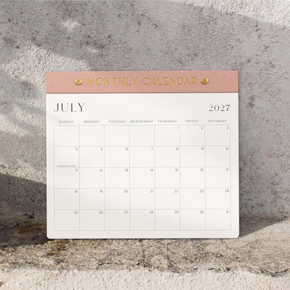 Beautiful 2026-2027 Magnetic Fridge Calendar - Runs June 2026 to Dec 2027 | The Perfect Monthly Refrigerator Paper Calendar for Easy Organizing - Runs from June 2026 Until December 2027