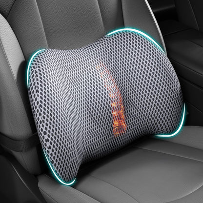 BYMECOST Lumbar Support Pillow for Car, Memory Foam Car Back Cushion
