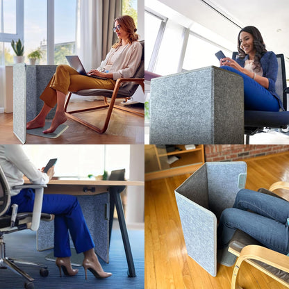 Foldable Foot & Leg Heater, Portable Under Desk Space Heater & Warmer, Heated Floor Mat, Tip-Over Protection, Auto Shutoff, Ideal for Home, Office, or Desk Use, Compact & Safe Design
