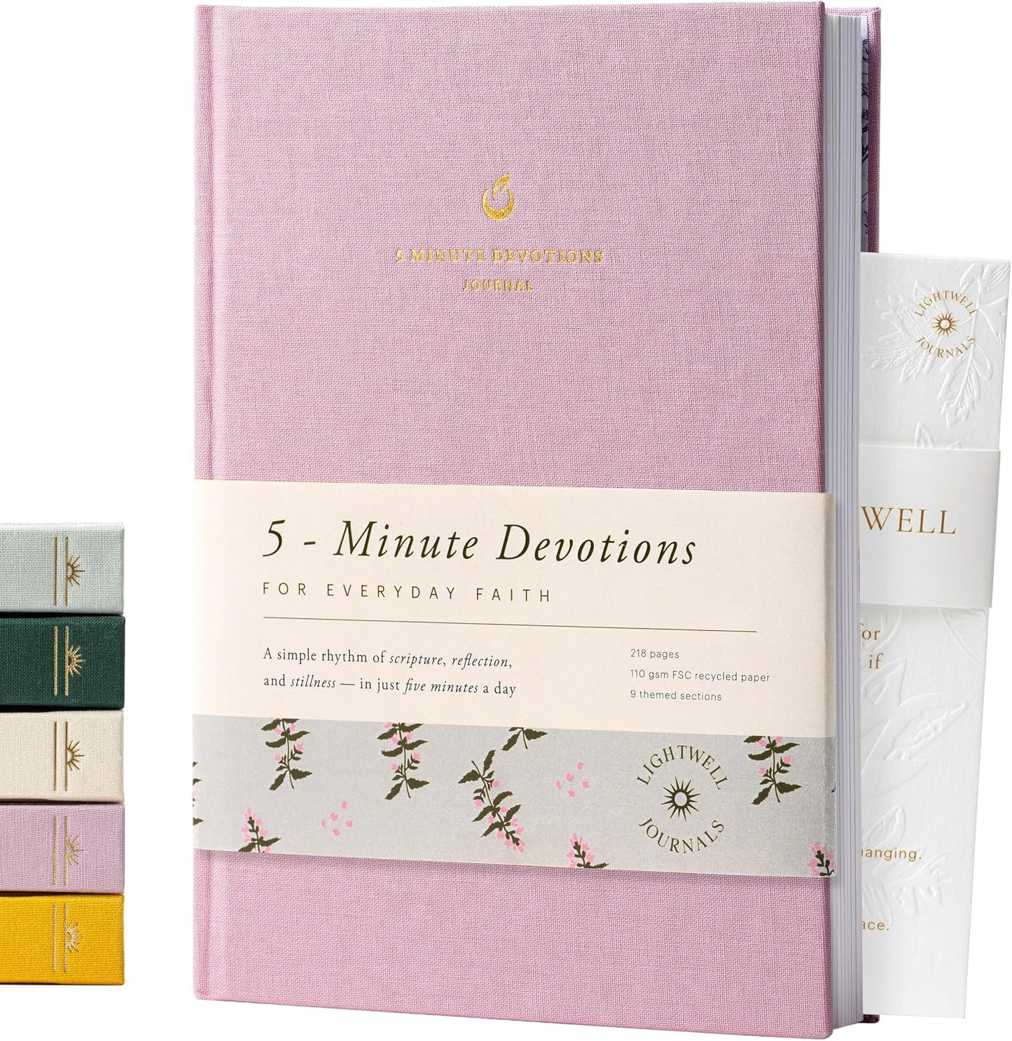5-Minute Devotional Journal for Women: Daily Christian Scripture Reflections, Guided Prompts & Prayer | Build Faith in Just 5 Minutes a Day | 218 Pages, 110gsm Paper (Cream)