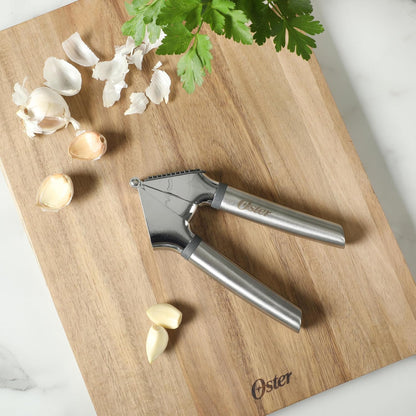 Oster Chadswyck 8” Can Opener, Stainless Steel Manual Can Opener with Soft Grip Handles, Smooth Edge Cutting, Dishwasher Safe