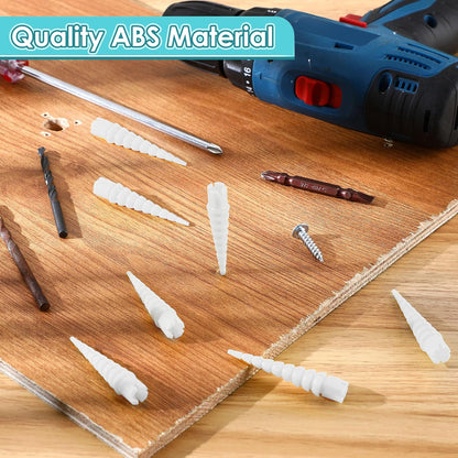 10 Pcs Wood Anchor, Fix Stripped Wood Screw Holes, Red | Fits Screws Sizes #2 to #16, Repairs Stripped Screw Holes, For Door Hinges, Cabinets and Furniture, Easy to Install