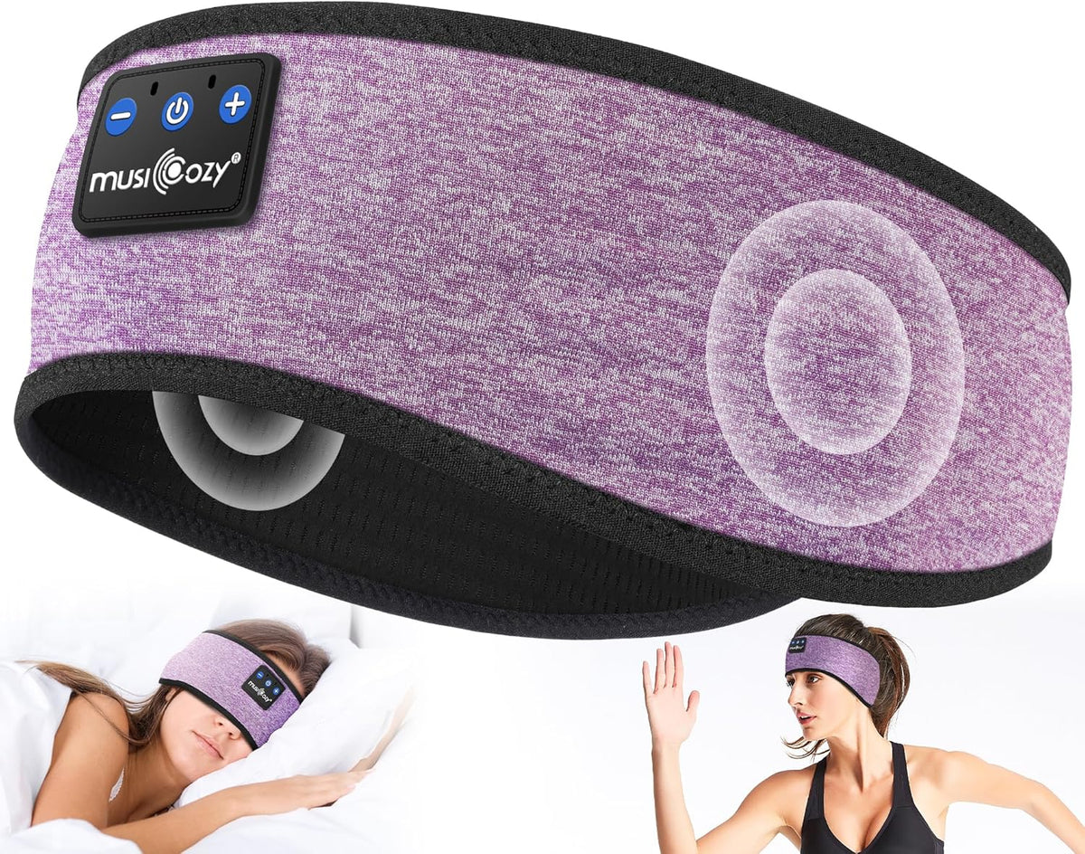 MUSICOZY Bluetooth 5.4 Sleep Headphones Headband Sports Wireless Audio