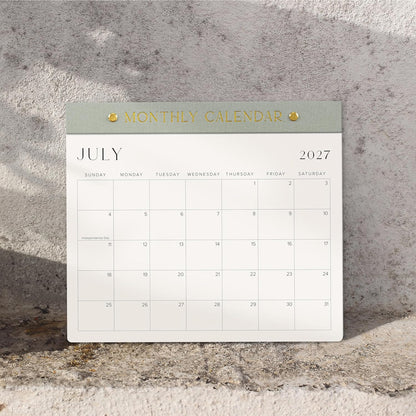 Beautiful 2026-2027 Magnetic Fridge Calendar - Runs June 2026 to Dec 2027 | The Perfect Monthly Refrigerator Paper Calendar for Easy Organizing - Runs from June 2026 Until December 2027