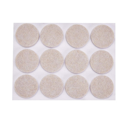 Amazon Basics Round Self Adhesive Felt Furniture Pads, Floor Protectors, Anti Scratch, 1 inch, 32 Count, Beige