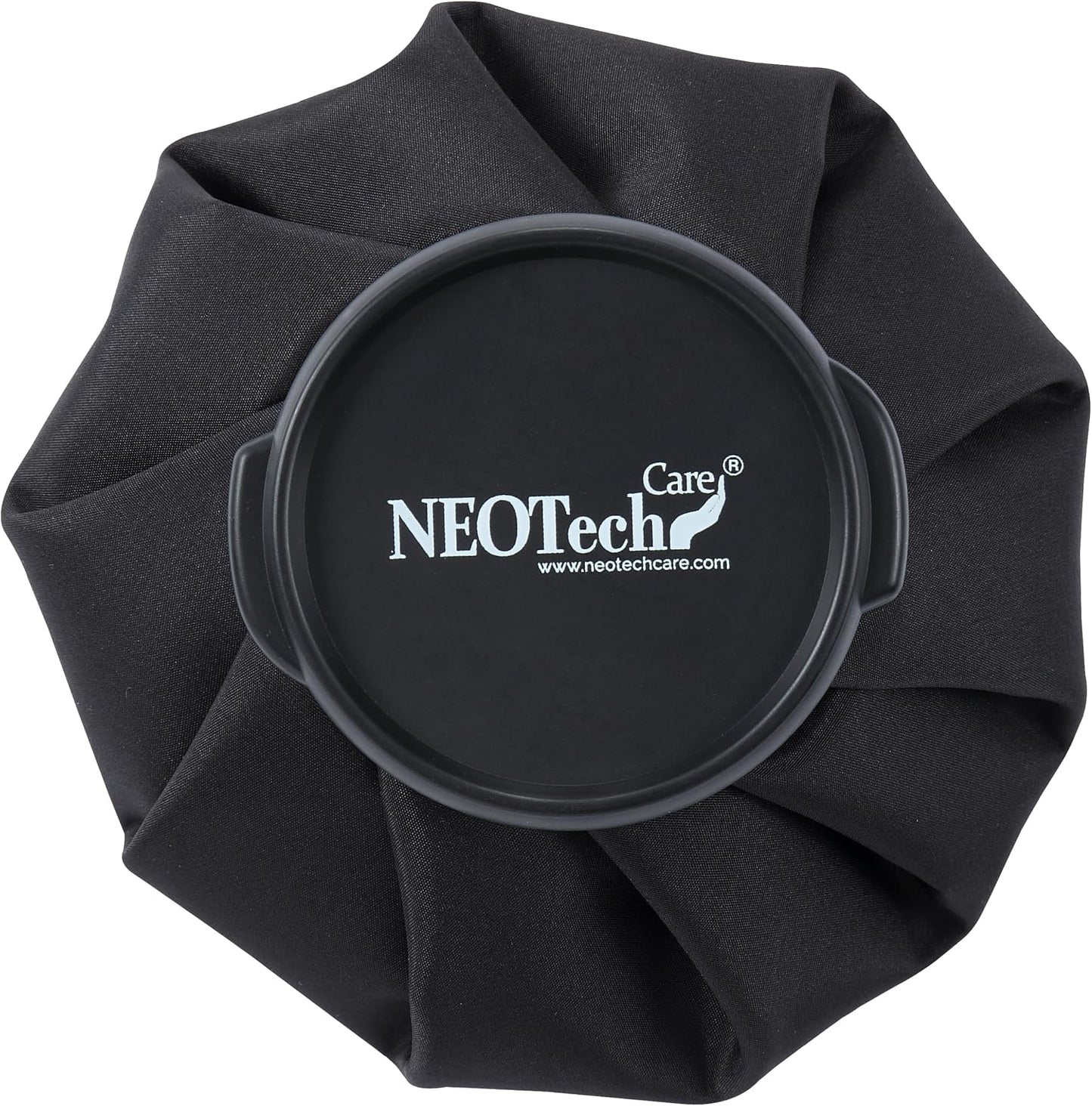 Neotech Care Ice Bag with Screw Top Lid (Smiley Face Design, 8 inch) | For Swelling, Pain Relief, First Aid - Fillable Waterproof Pouch / Bladder