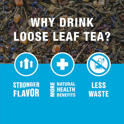 Tiesta Tea - Top 8 Favorites Sampler Set, Loose Leaf, Up to 80 Cups | High to No Caffeine, Hot & Iced, Tea Variety Pack with Green, Herbal, & Black, 8 Sample Pouches
