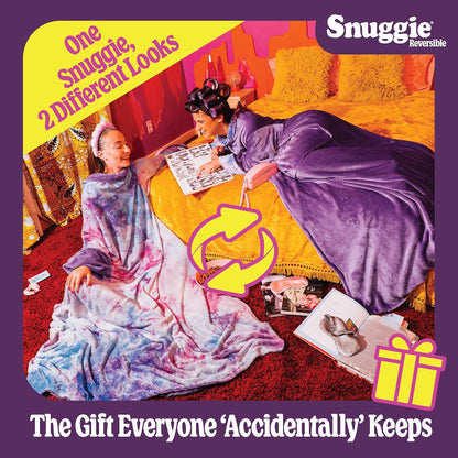 Snuggie The Original Wearable Blanket With Sleeves & Pockets | Cozy Oversized Throw for Adult Men & Women | One Size, 71x54
