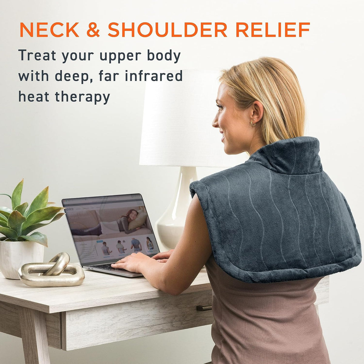 Pure Enrichment PureRelief Pro Far Infrared Neck & Shoulder Heating Pad