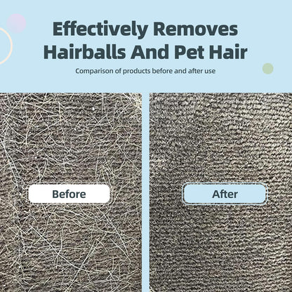 Deep Cleaner Pro Pet Hair Remover-Special Cat Hair Remover Multi Fabric Edge and Carpet Rake Scraper by LINTPLUS-Dog Hair Remover for Rugs,Couch & Pet Towers-Easy to Every Hair!