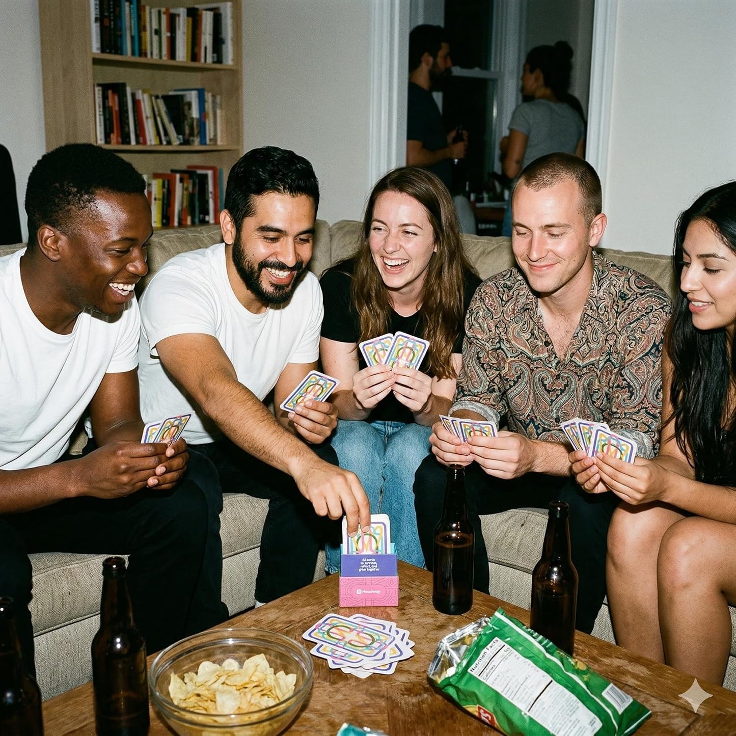 Headway Story Cards Game - Conversation Cards for Friends - Fun Games for Adults - Question Card Game for Storytelling and Deeper Conversation - Card Game for Game Night with Friends