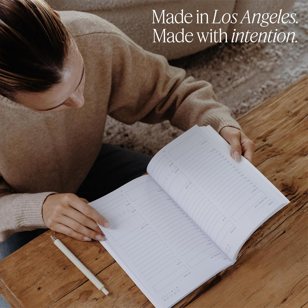The Self-Care Planner by Simple Self - Undated 6 Month Life Planner - Daily, Monthly, Weekly - Focus on Wellness, Productivity, Achieving Goals, and Happiness (Abstract, Daily Edition: 13-Weeks)