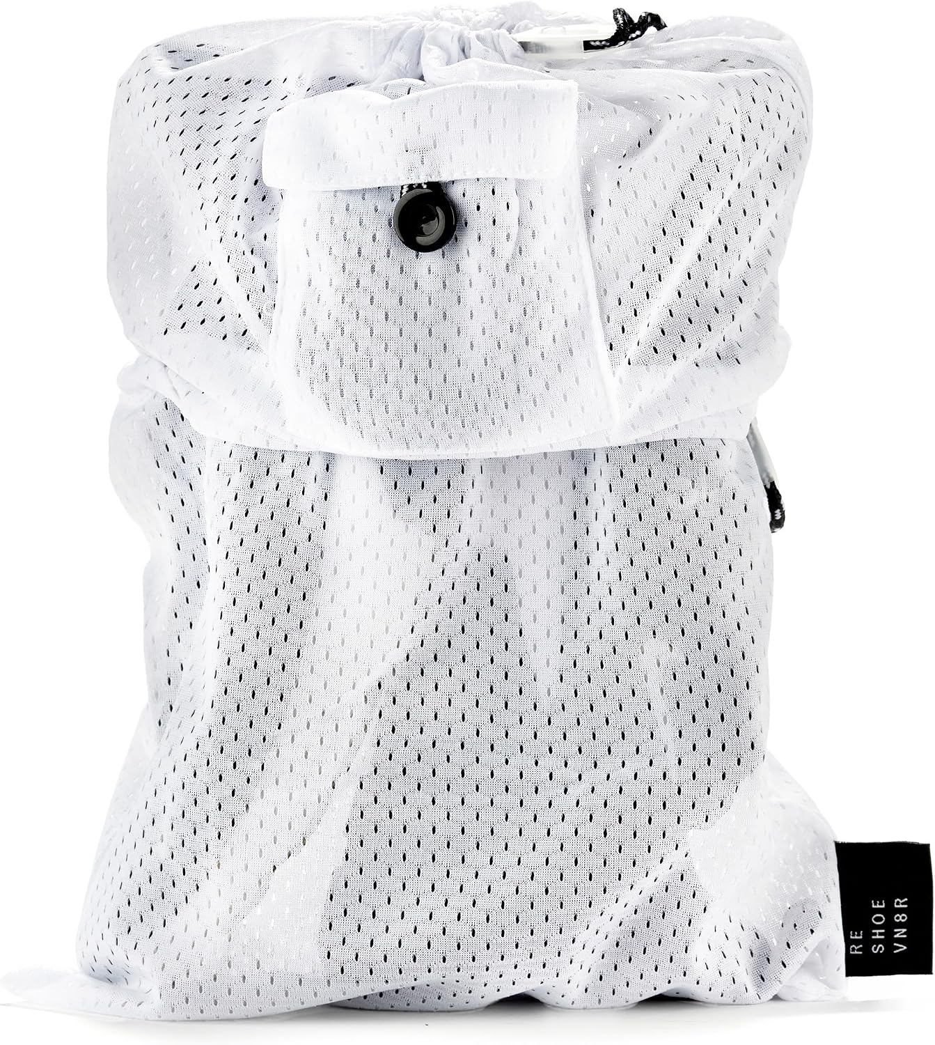 RESHOEVN8R Sneaker Laundry Bag for Washing Machine - Mesh, Dual Lace Lock | Mesh washing bag with dual lace-locking system protects sneakers in the wash, compatible with Nike, Jordan, Adidas & Yeezy