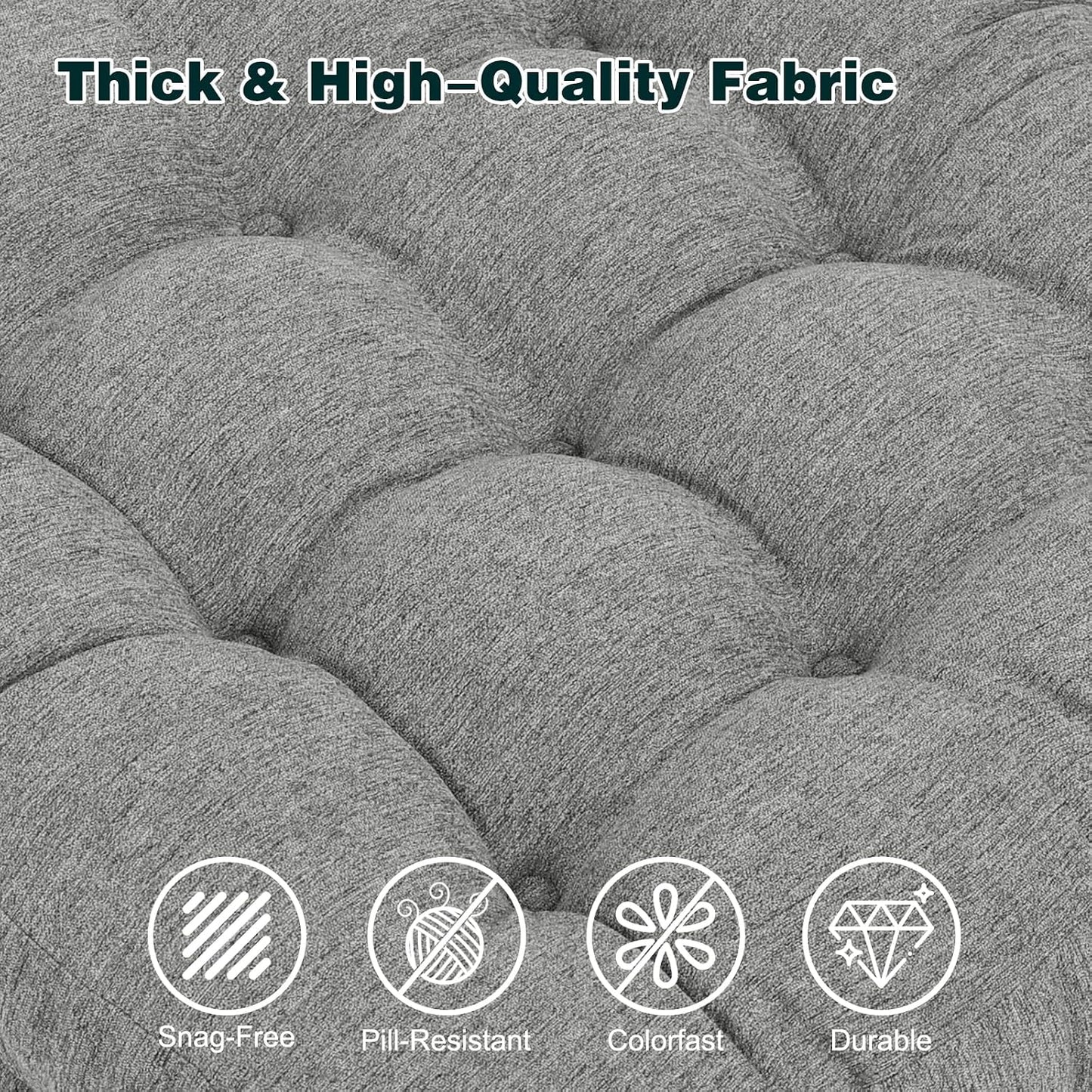 baibu Memory Foam Recliner Cushions with Lumbar Support Pillow Set for Elderly, 20x20x5 Inch Dual-Layer Design Non-Slip Recliner Seat Cushion & Back Support Pillow for Reduce Hip & Lumbar Pain, Brown