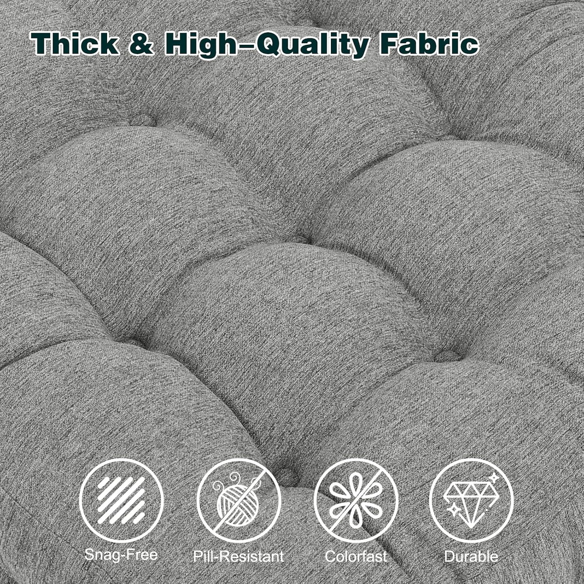 baibu Memory Foam Recliner Cushions with Lumbar Support Pillow Set for Elderly, 20x20x5 Inch Dual-Layer Design Non-Slip Recliner Seat Cushion & Back Support Pillow for Reduce Hip & Lumbar Pain, Brown