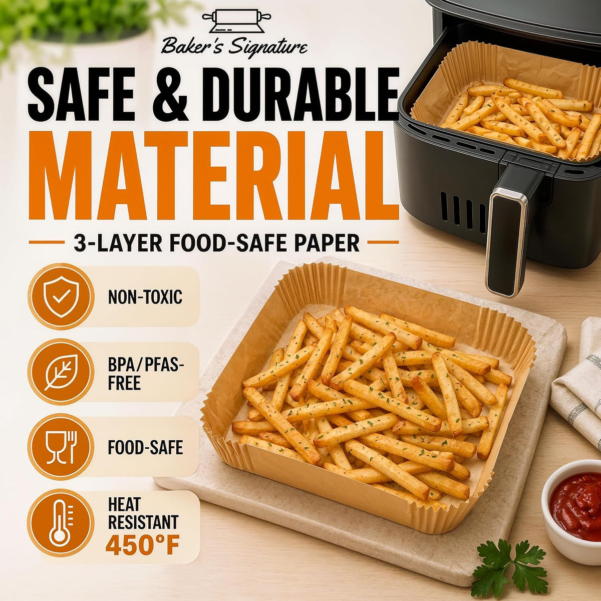 Air Fryer Paper Liners, Air Fryer Disposable Liners