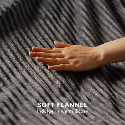 Heated Blanket 50x60”, 3 Hours Auto-Off Electric Blanket, Grey