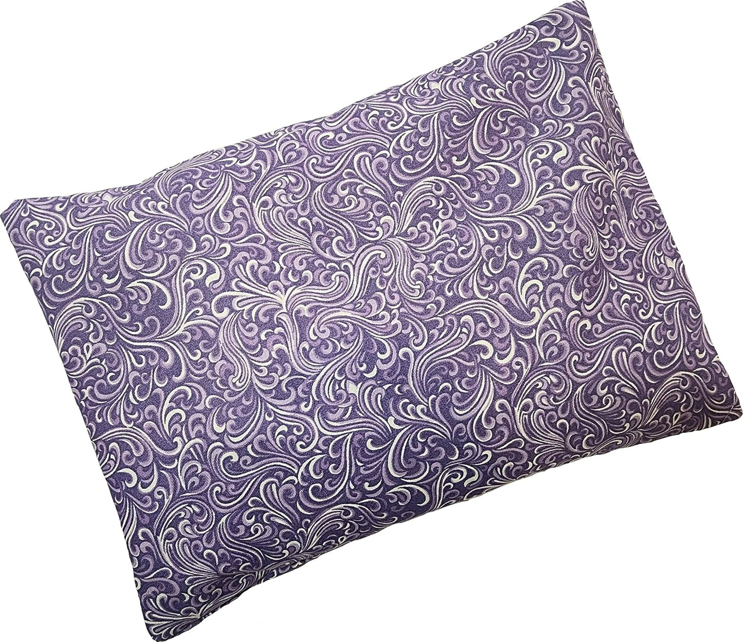 Microwavable Corn Filled Heating Pad and Cold Pack/Washable 100% Cotton Cover (Cross Hatch - Mint, 7.5in W x 11in L)