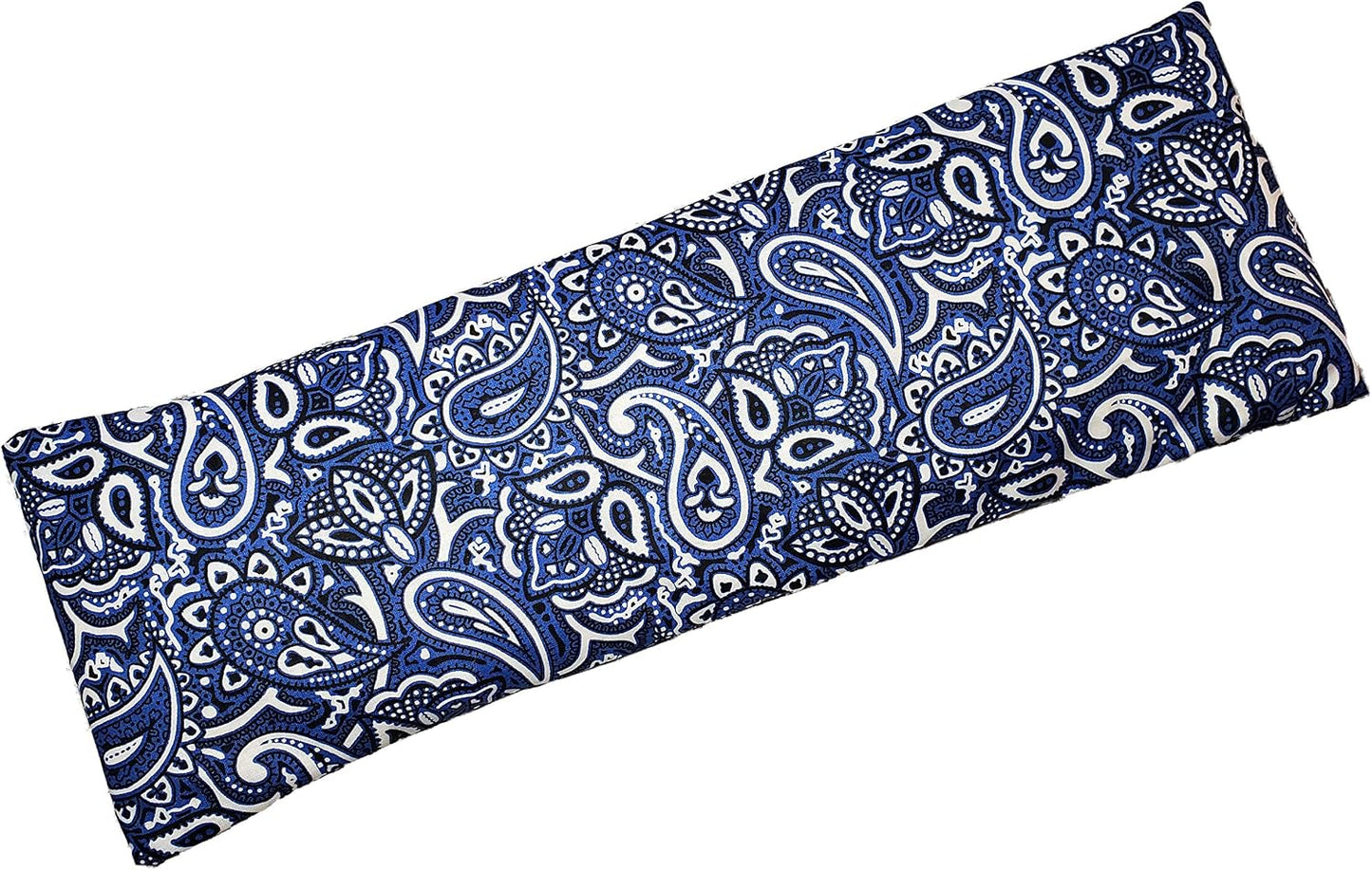 Microwavable Corn Filled Heating Pad and Cold Pack/Washable 100% Cotton Cover (Cross Hatch - Mint, 7.5in W x 11in L)