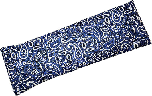 Microwavable Corn Filled Heating Pad and Cold Pack/Washable 100% Cotton Cover (Cross Hatch - Mint, 7.5in W x 11in L)