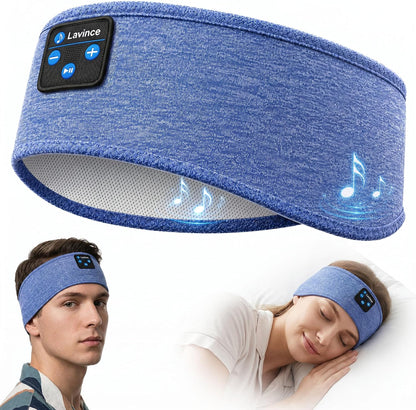Sleep Headphones Headband, Bluetooth 5.4 Sleeping Headphones for Side Sleepers, Wireless Headband Headphones with Ultra-Thin Stereo Speakers for Sports, Workout, Travel, Meditation