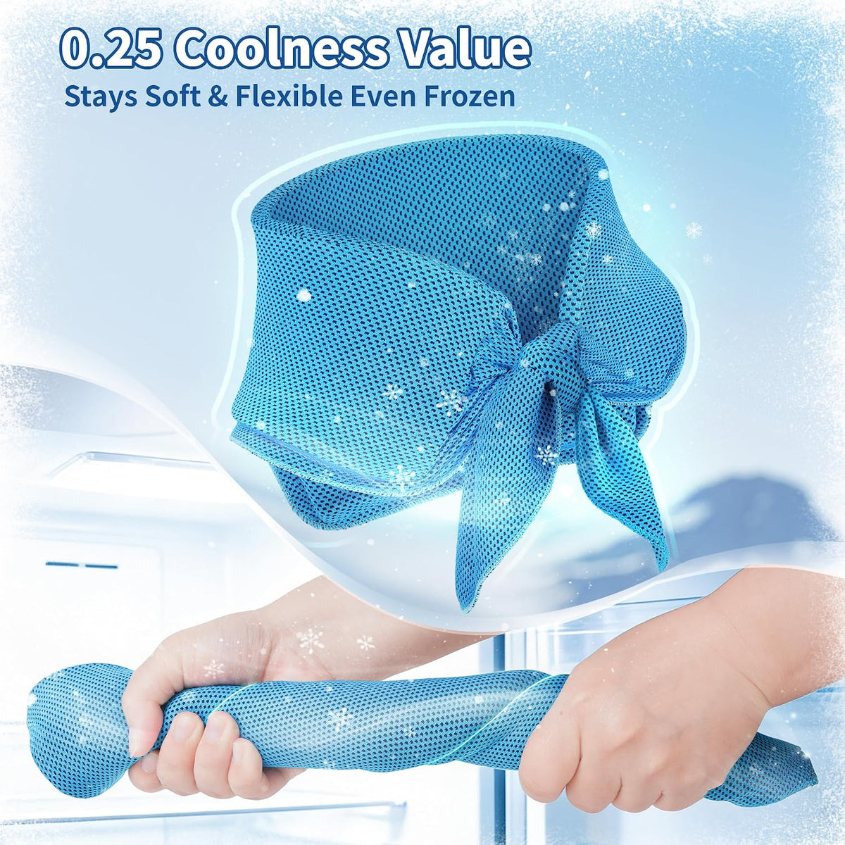 Widened Cooling Neck Wraps Long Lasting Neck Ice Pack Wrap