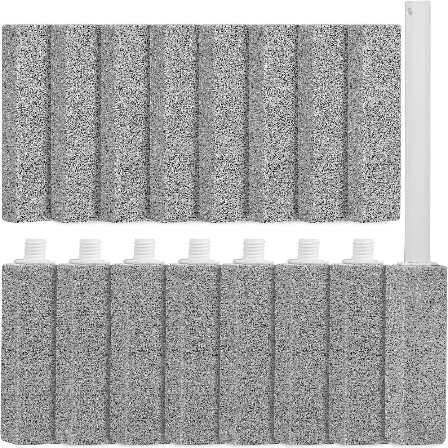 6 Packs Pumice Stone Toilet Bowl Cleaner, Pumice Stone for Cleaning, Powerfully Cleans Hard Water Rings, for Cleaning Toilets, Bathtubs, Grills, Swimming Pools, Sinks