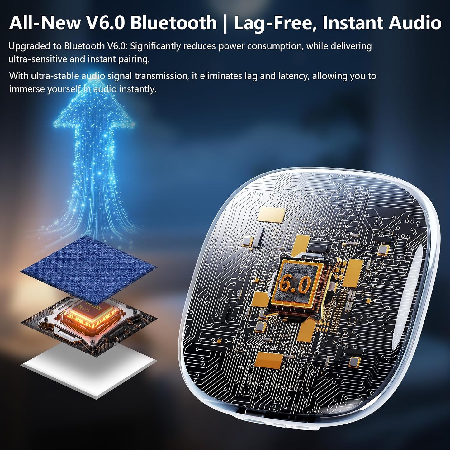 Under Pillow Speaker for Sleeping, APP Smart Control Bluetooth Pillow Speaker with Hundreds of Varieties White Noise, 4-Speed Timer Adjustment, 30 Hours Battery Life for Sleep Aid