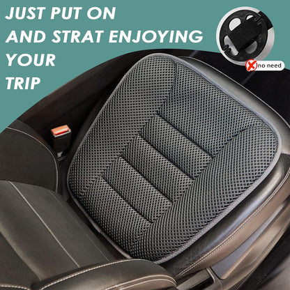 AEROiVi Car Seat Cushion Breathable Mesh Non-Slip Comfort Seat Truck Office | Car Seat pad for Driving 3D Air Mesh Car Seat Protector Works with Truck SUV and Office Chair Home Quick Drying Washable