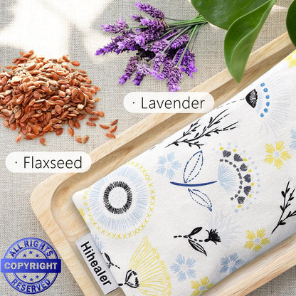 Hihealer Lavender Eye Pillow for Relaxation, Yoga, Sleep, Weighted Eye Mask