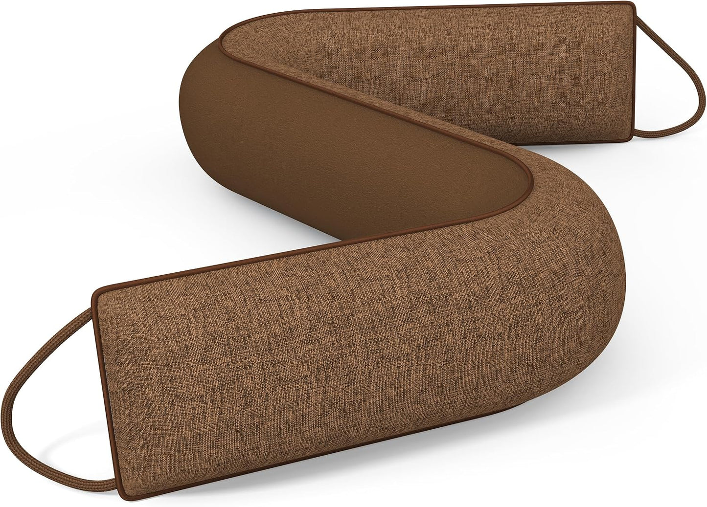 HADOR 30 Inch Weighted Door Draft Stopper - Under Door Snake Pillow, Blocks Cold Air/Wind/Noise, Heavy Duty Soundproof Bottom Filler (Covers Gaps Up to 3"), Winter Patio Sliding Window Seal, Grey | Weighted Under Door Gap Filler, Blocks Drafts, Cold Air,