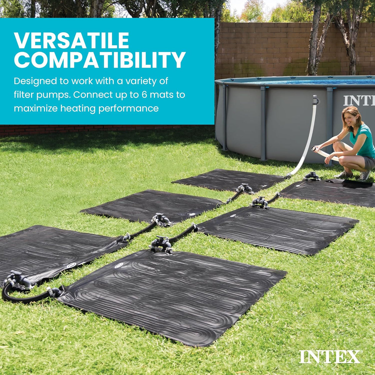 Intex Solar Pool Water Heater Mat for Above Ground Swimming Pools