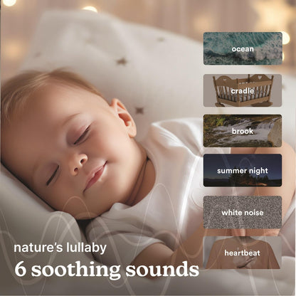 Homedics SoundSleep Rejuvenate White Noise Portable Sleep Machine | Small Sound Machine with 6 Relaxing Nature Sounds, Sound Therapy for Home, Office, Nursery, Auto-Off Timer