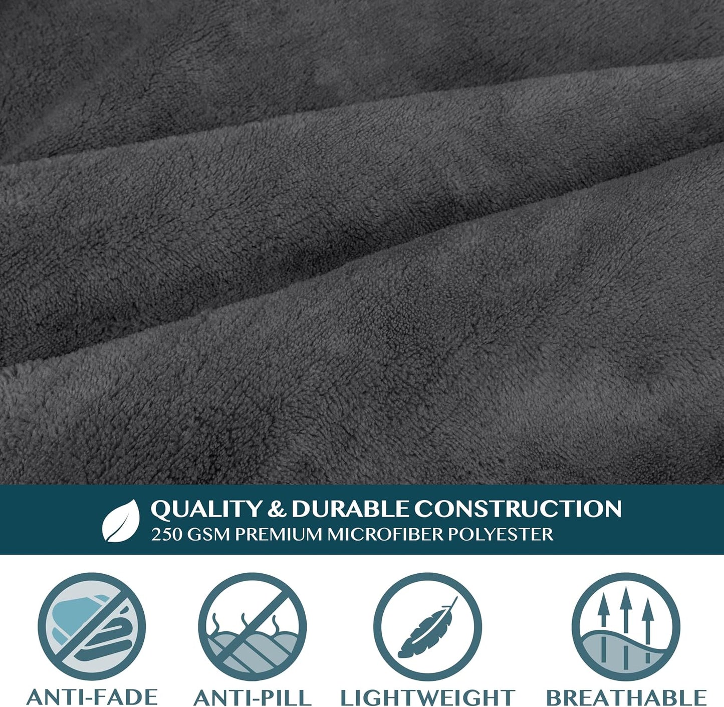 PAVILIA Blanket with Sleeves for Adult Women Men, Soft Warm Wearable Blanket Fleece Wrap Throw, Robe Blanket Gift