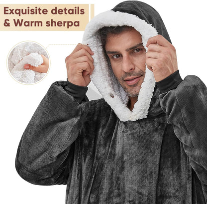 yescool Wearable Blanket Hoodie as Christmas Birthday Gifts for Women Mom - Colors A
