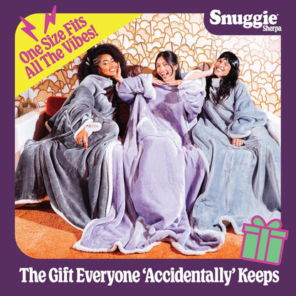 Snuggie The Original Wearable Blanket With Sleeves & Pockets | Cozy Oversized Throw for Adult Men & Women | One Size, 71x54