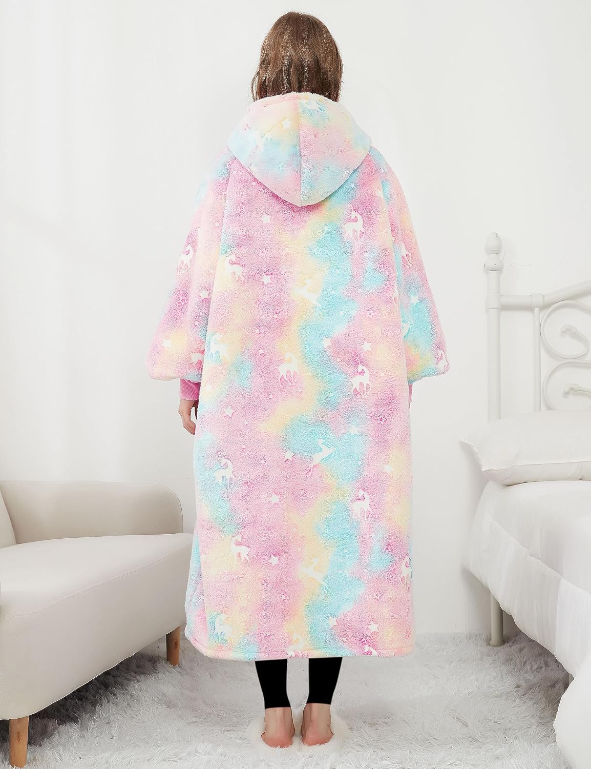Wearable Blanket Hoodie for Adults With Pocket Strawberry Hoodie | Sherpa, Fuzzy Blanket Hoodie, Oversized Sweatshirt Blanket, Kangaroo Pouch, Cute Birthday Gifts for Sister, Cute Stuff