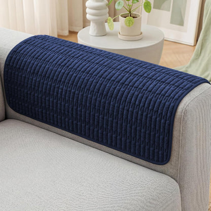 Foxdecor Couch Arm Covers for Sofa Arm Chair Covers Set of 2