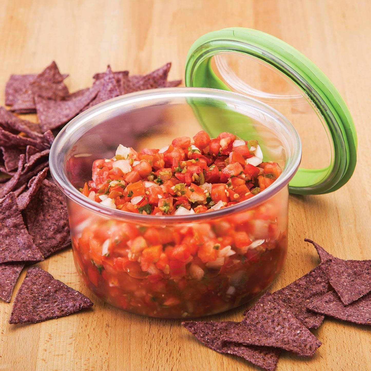 ProKeeper Fresh Guacamole Storage Container with Airtight Lid, 4-Cup, Green | Airtight Seal Prevents Browning, Holds 4 to 5 Avocados Worth of Guac, BPA-Free and Dishwasher Safe