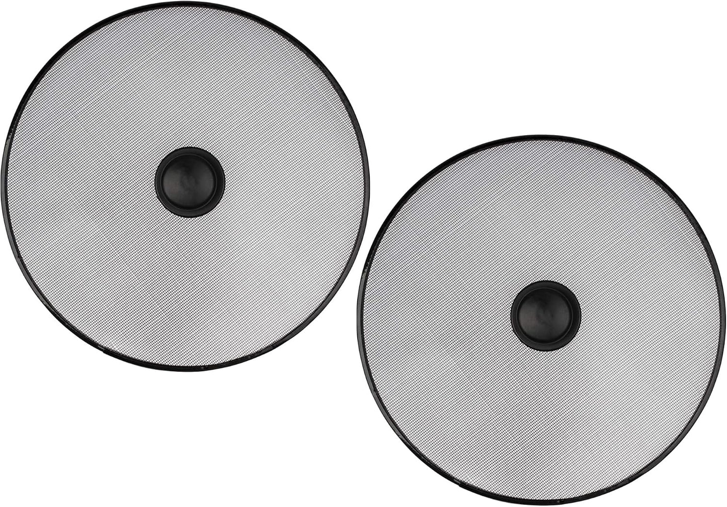 Stainless Steel Splatter Screen for Pan - Set Of 2: 8.2", 8.2" - Safe Protection Shield for Frying Grease Splash - Fry Oil Guard for Cooking