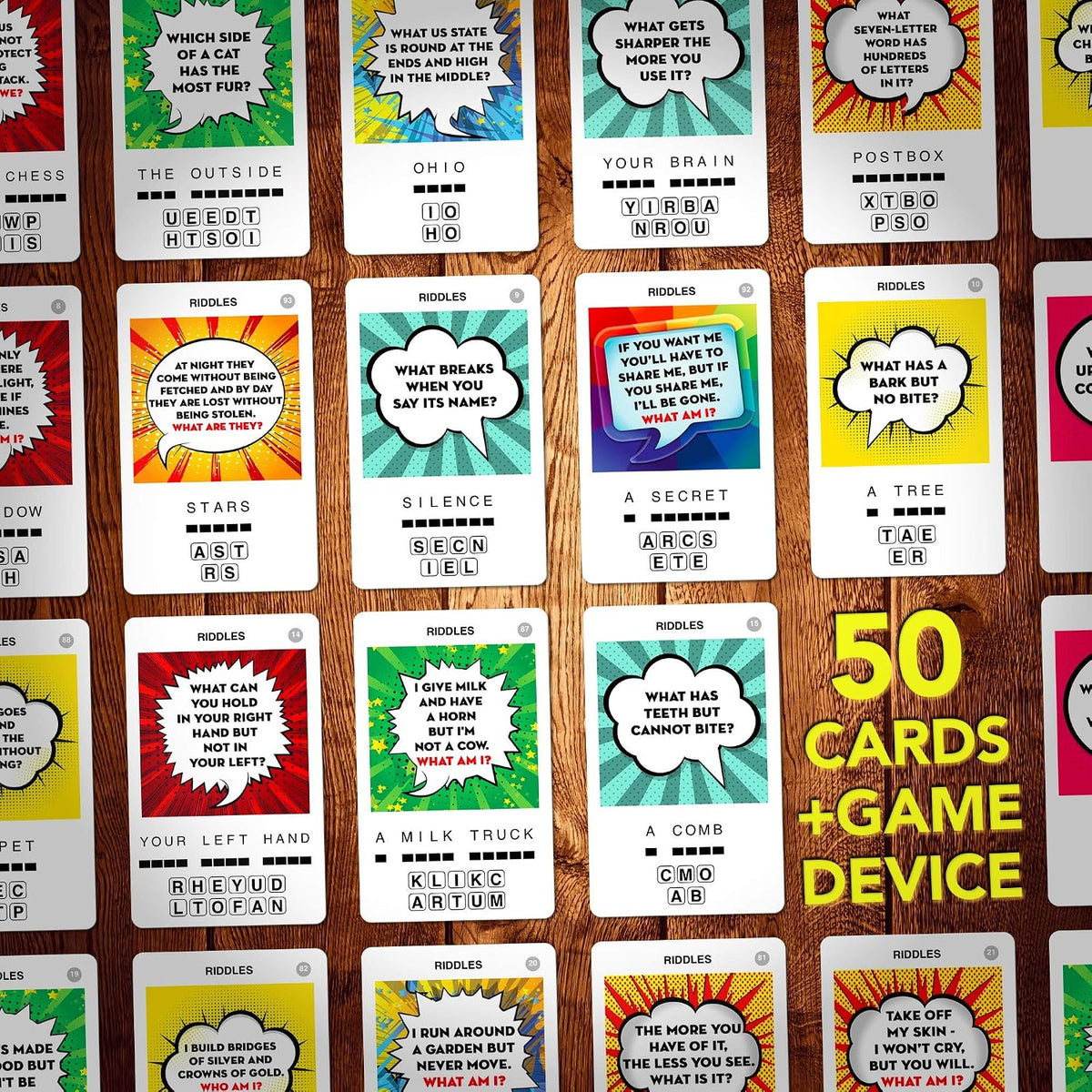 100 PICS Logos Travel Game - Guess 100 Logos | Flash Cards with Slide Reveal Case | Card Game, Gift, Stocking Stuffer | Hours of Fun for Kids and Adults | Ages 6+