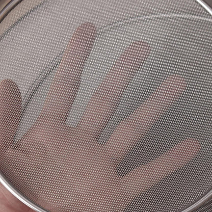 8 Inch Grease Splatter Screen Guard Stainless Steel Splash Screen Protector Guards with Handle Splash-Proof Frying Pan Mesh Pot Lid Cover for Kitchen Cooking Gadgets