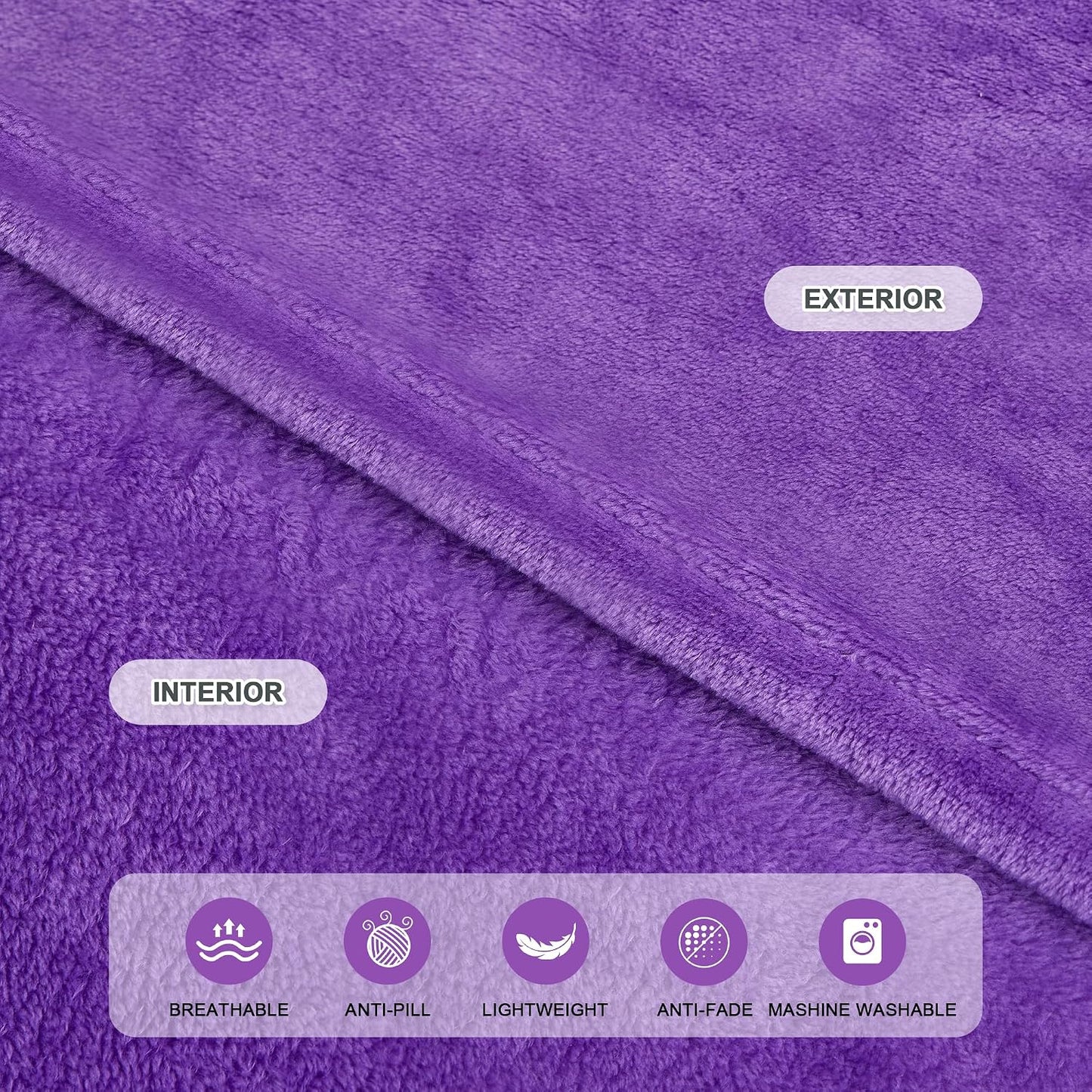 IFNOW Fleece Wearable Blanket with Sleeves, Oversized Snuggle Robe