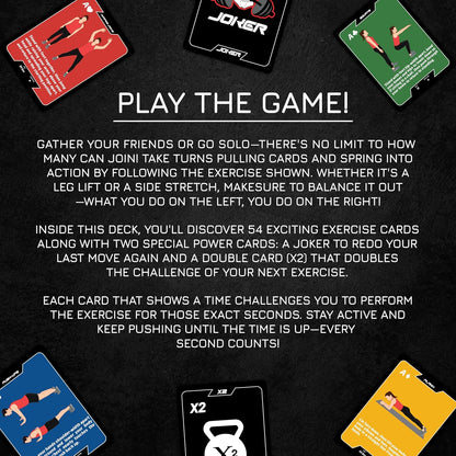 BREAKING LIMITS Workout Cards Deck - Bodyweight Exercise & Pilates Cards
