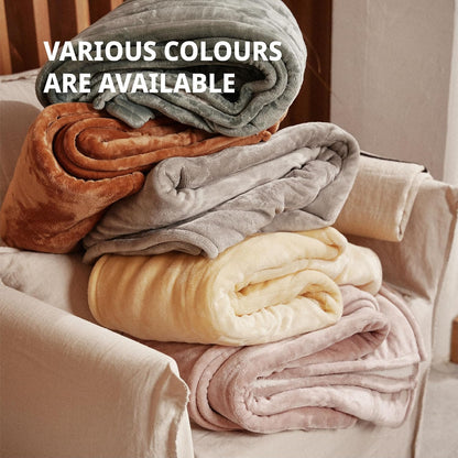 GOTCOZY Heated Blanket-Soft Plush Electric Blanket 50"X60"(Grey)